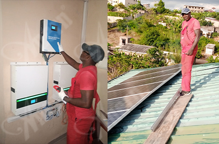 Anern 5.5KW Lithium Battery Off-Grid Solar Systems in Cameroon
