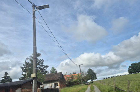 solar street light project