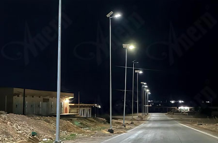 Iraq 60w All In Two Solar Street Lighting Project