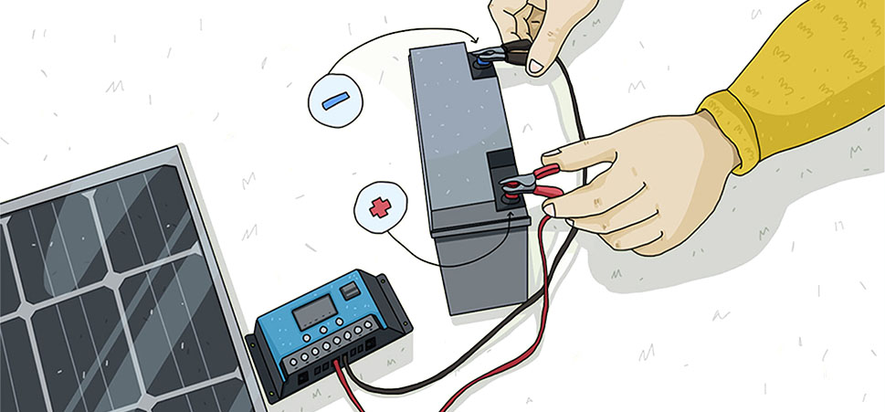 Solar Battery Installation