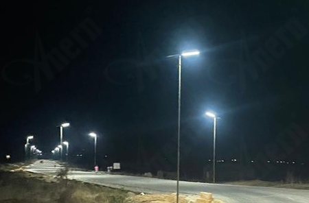 This solar street light project has greatly improved local safety and convenience