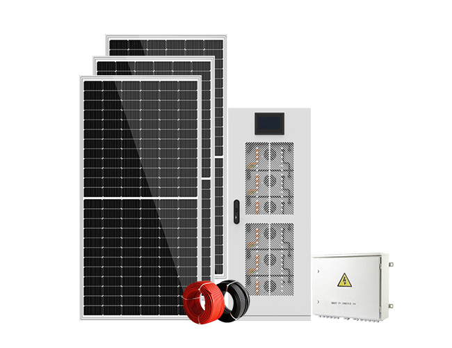 30KW 60KWH High Voltage Lithium Battery All In One Hybrid ESS Solution